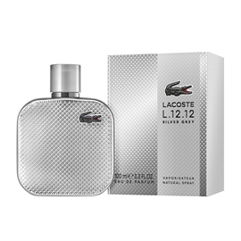 Lacoste L.12.12 Silver Grey Edp 100 ml  hos parfumerihamoghende.dk 